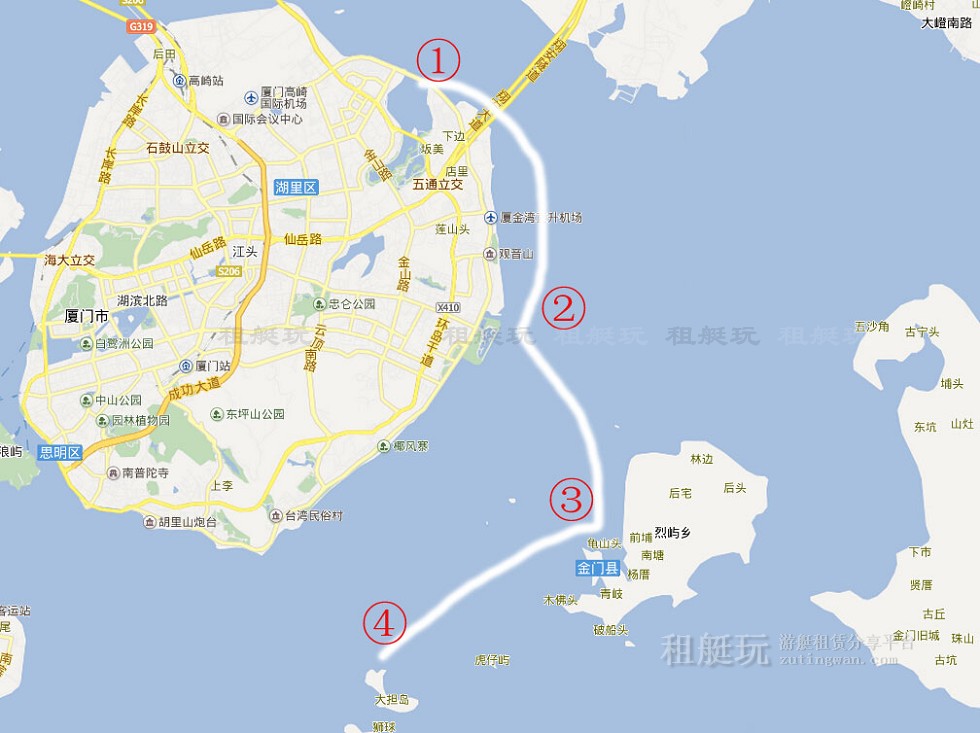 廈門(mén)旅游 游艇租賃 帆船租賃 