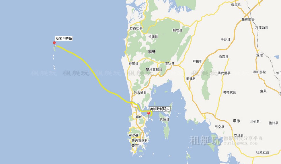 泰國 普吉島游艇租賃 斯米蘭群島 泰國 普吉島游艇租賃 斯米蘭群島